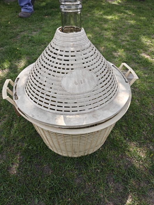 Balon Gąsior dama do wina 25L w koszu