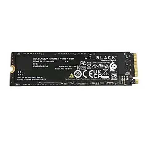 SSD M.2 NVMe WD Black (Omen) 512GB - Com Windows Pronto a Usar