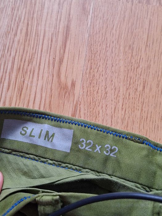 Брюки Gap 1969 SLIM 32x32 зелені