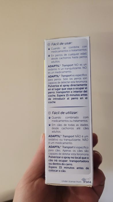 Успокоительное для собак Адаптил Adaptil Спрей с феромонами для коррек