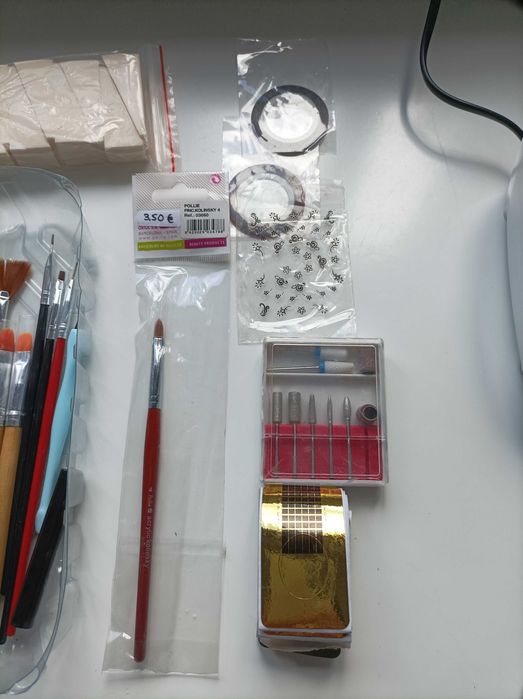 Kit Manicure Profissional - Varios Materiais Unhas Gel