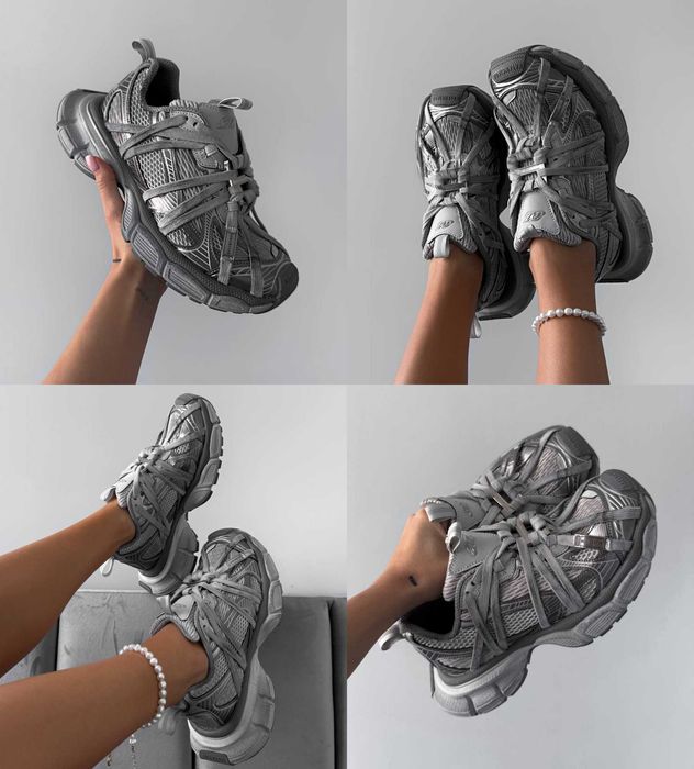 Женские кроссовки Balenciaga 3ХL Extreme Lace Grey 36-40 Хит Весны!