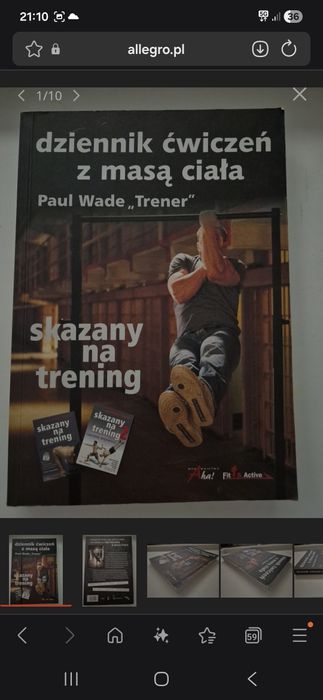 Dziennik ćwiczeń z masą ciała Paul Wade trener
