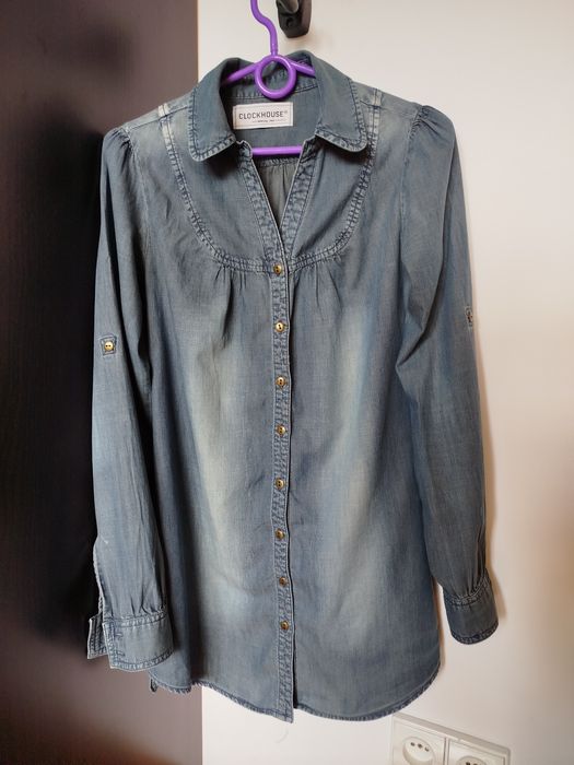 Koszula damska długi rękaw jeans 34 Clockhouse