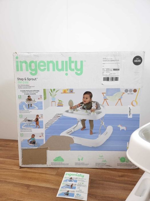 NOWY INGENUITY Step & Sprout Chodzik pchacz 3w1 do 12 kg