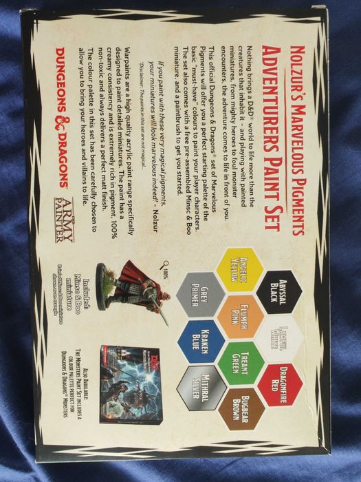 Adventurers paint set набор для покраски миниатюр