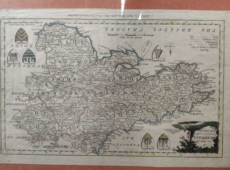 Mapa Antigo Bristol Channel