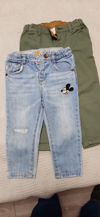 Джинсы Zara 86р+ брюки H&M 86р