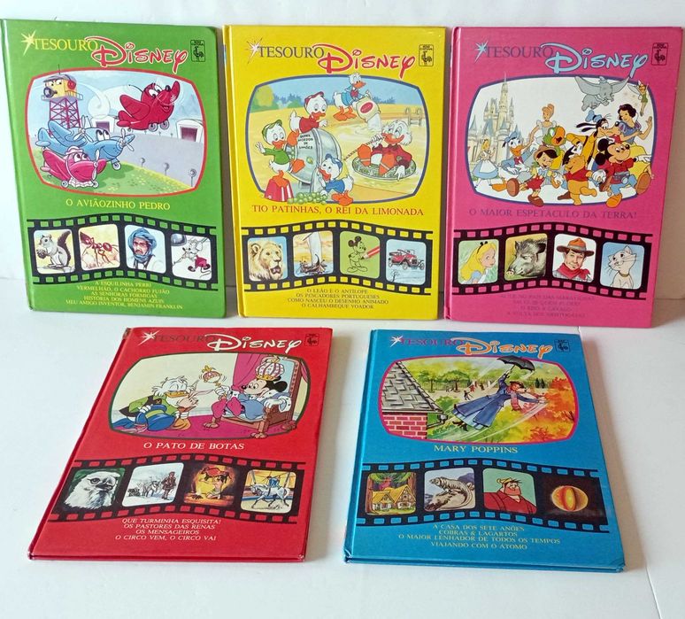 Livros da Coleção - Tesouro Disney