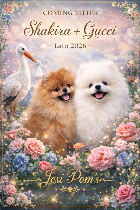 Szczeniaczek Pomeranian Szpic Miniaturowy FCI