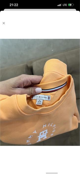 Свитшот, світшот, пуловер, худі, кофта, светр tommy hilfiger 8-10 років