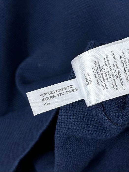 Sweter Polo Ralph Lauren; len, bawełna