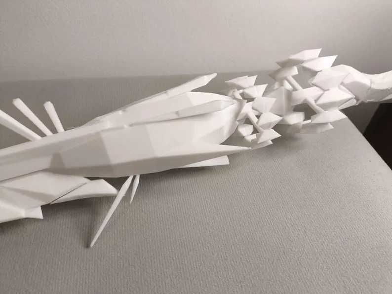 Wuthering Waves (WUWA) Carlotta Rifle - Carlotta arma cosplay/prop