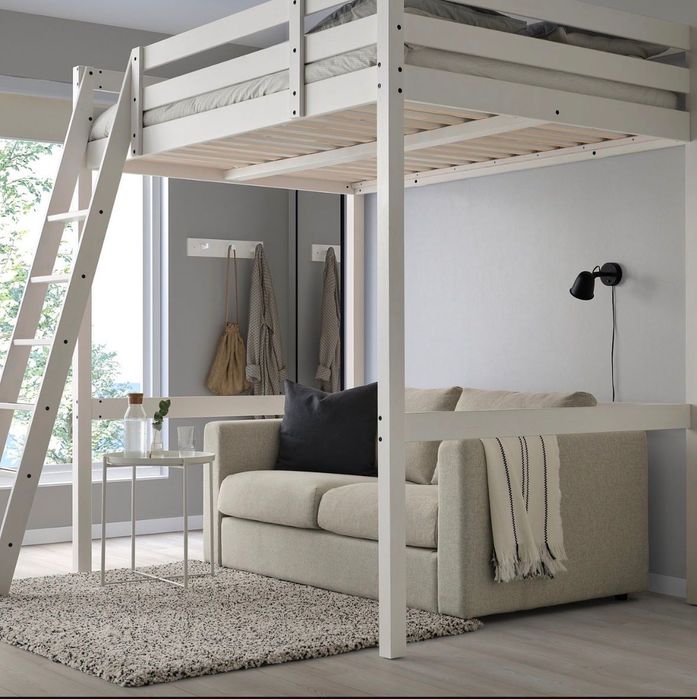 Cama Alta STORA IKEA + Colchão