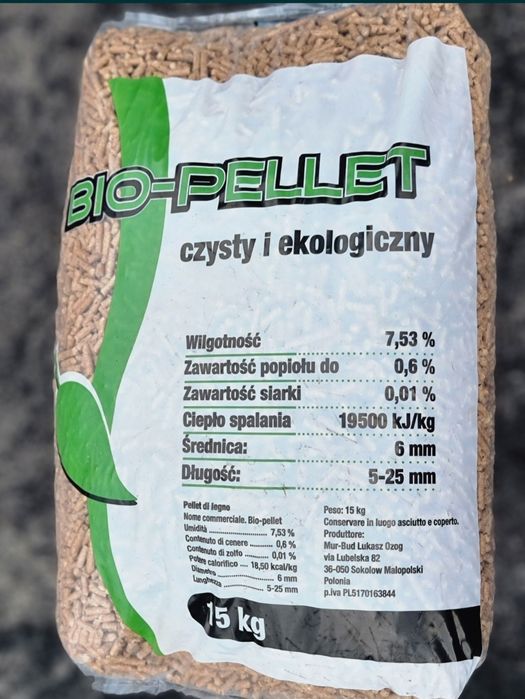 Pellet Łuków +50km transport gratis Bio-pellet winda super jakość