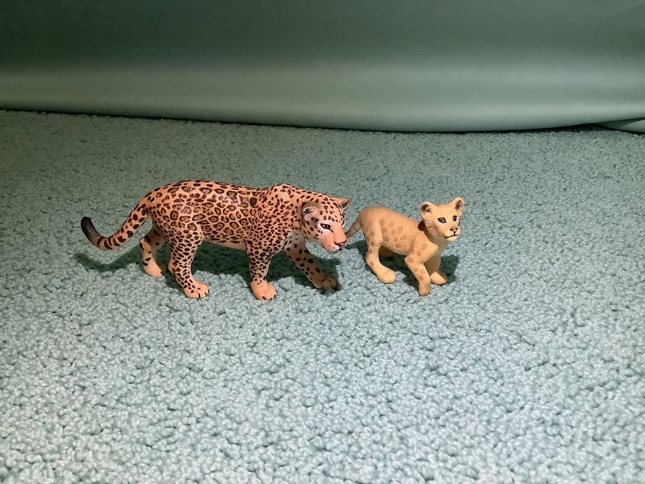 Dzikie koty Schleich zestaw