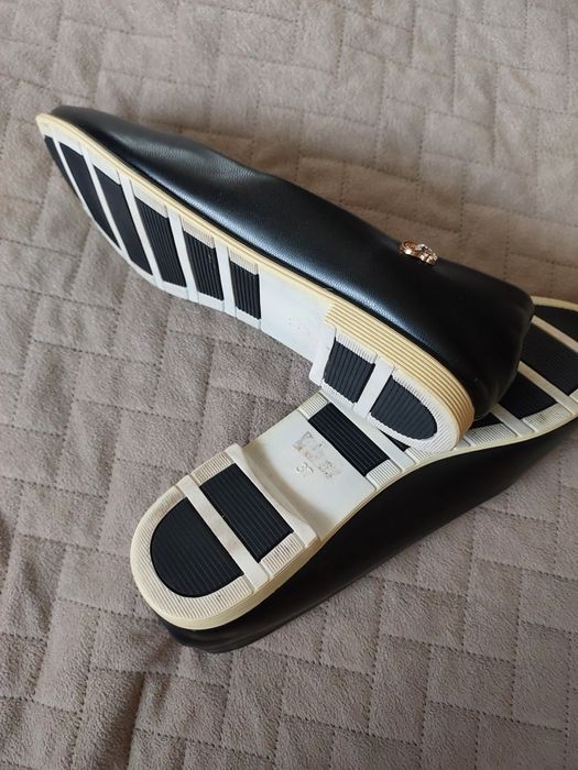 Baleriny czarne 37 damskie