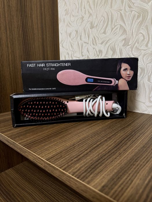 Розчіска-випрямляч Fast Hair Straightener HQT-906 з LED-дисплеєм