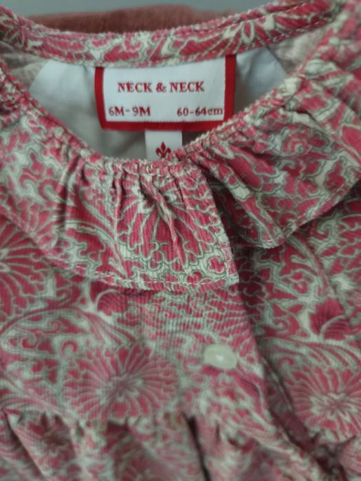 Vestido "Neck & Neck"6- 9 meses