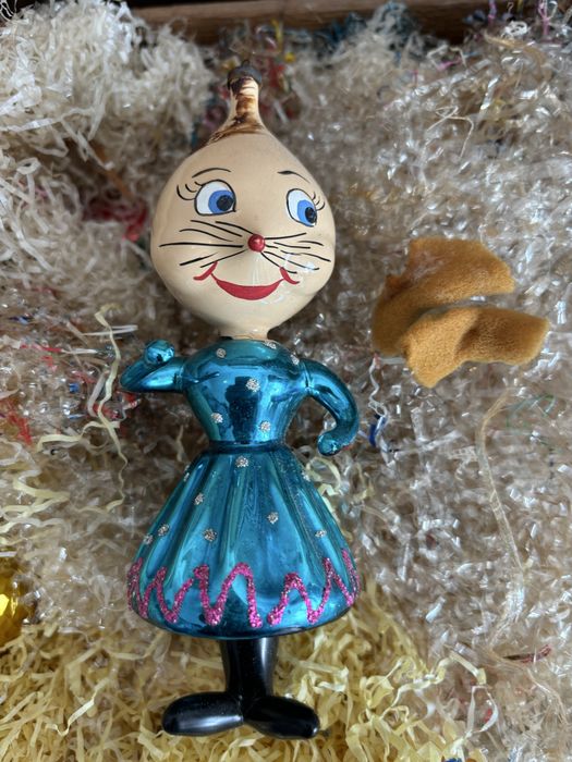 Ratinha, pendente para arvore Natal antiga