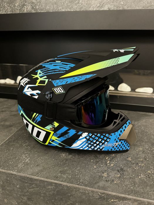 Кроссовый мото шлем ендуро