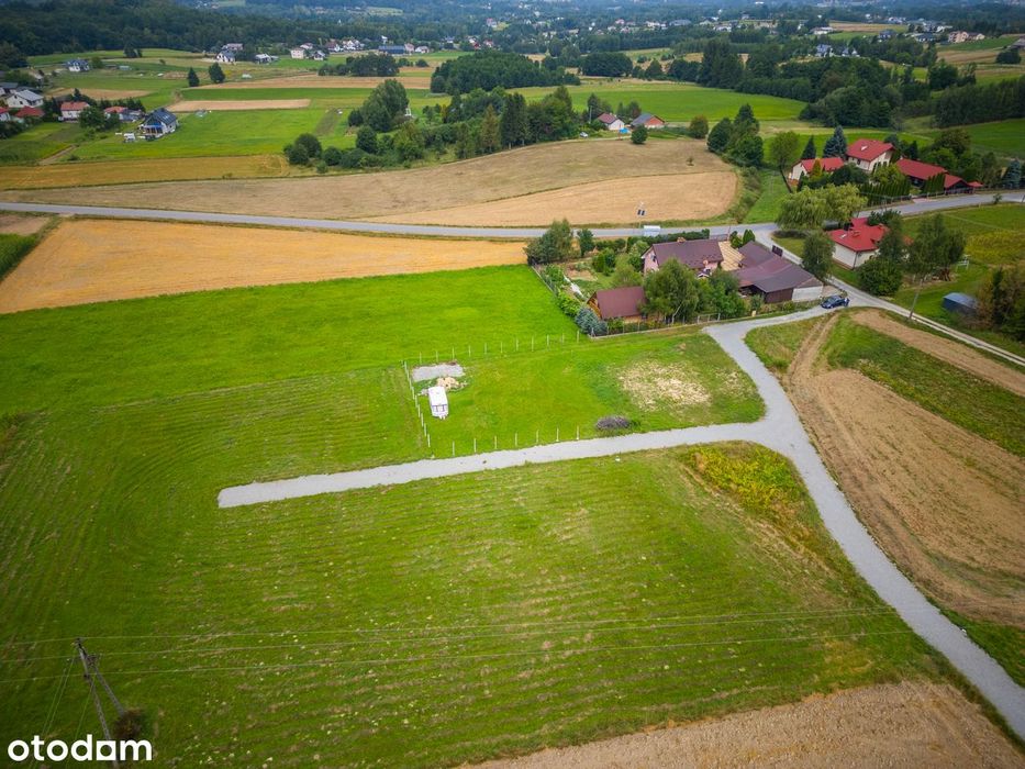 Działka budowlana 10 a - Dominikowice -1 km od Gorlic - Widok 3