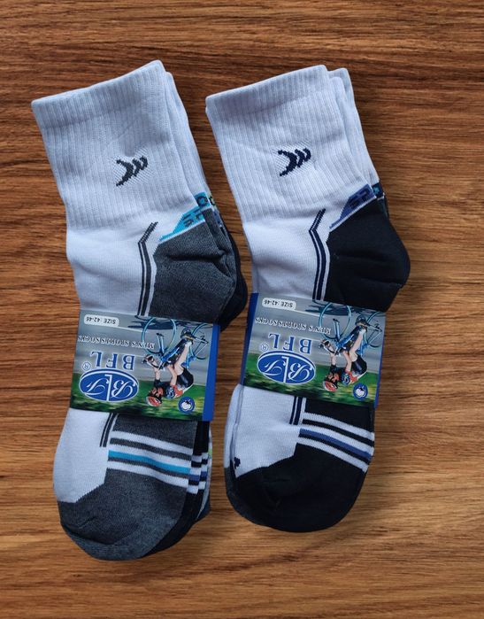 Komplet 10 par skarpety męskie sportowe