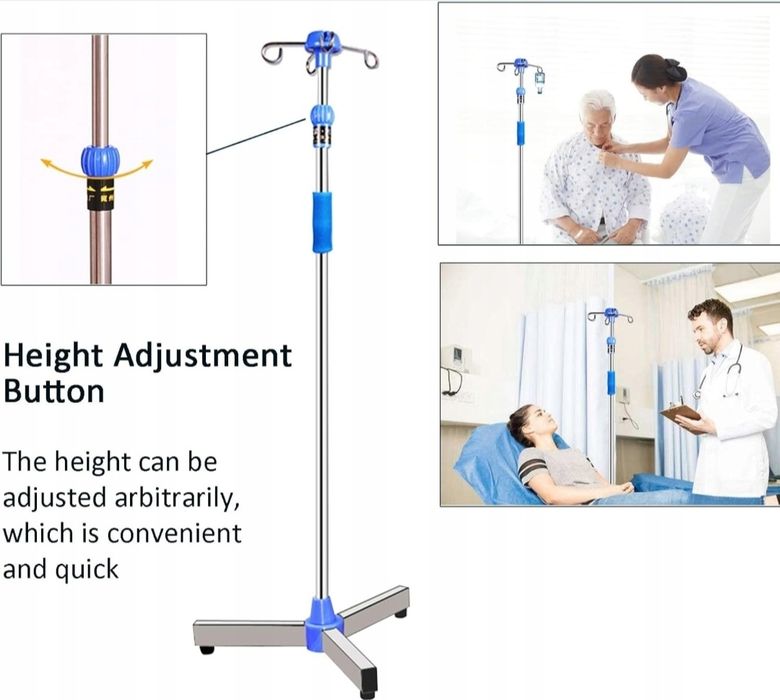 Przenośny stojak na kroplówkę
Przenośny stojak na kroplówkę