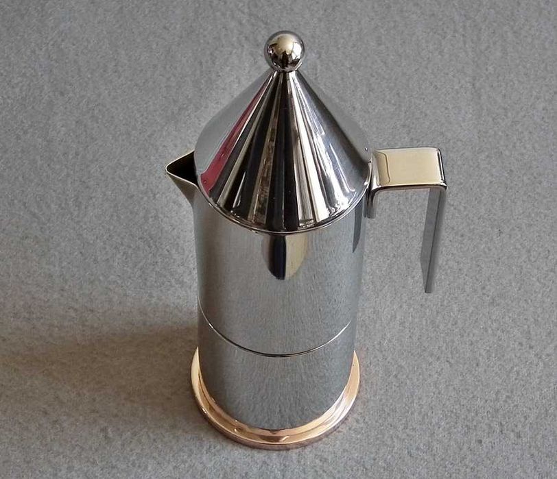 Włoska kawiarka ALESSI La Conica 90002 o poj. 3 filiżanki- design Aldo Rossi