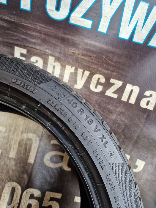 Opony zimowe 225/40/18 Continental Para 7.7mm