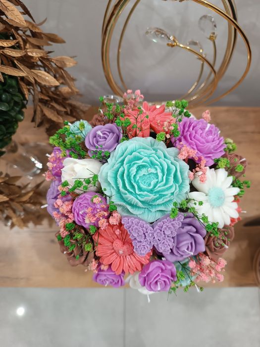 Flowerbox, bukiet świec, bukiet na kazdą okazje