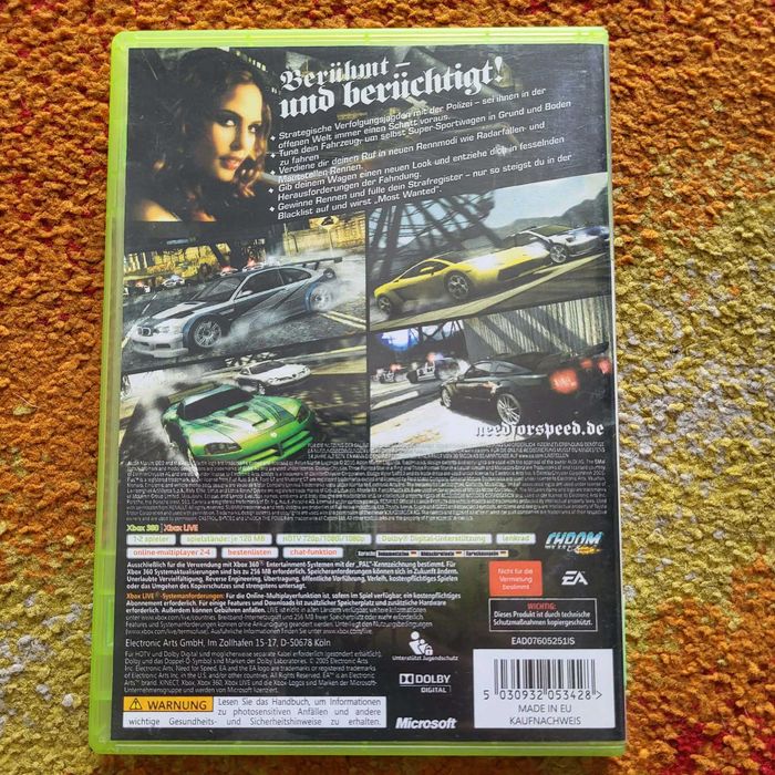 Need For Speed Most Wanted 2005 DE Xbox 360, Skup/Sprzedaż