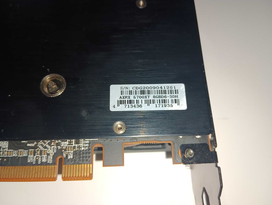 Видеокарта игровая Radeon PowerColor AXRX 5700XT 8GBD6-3DH