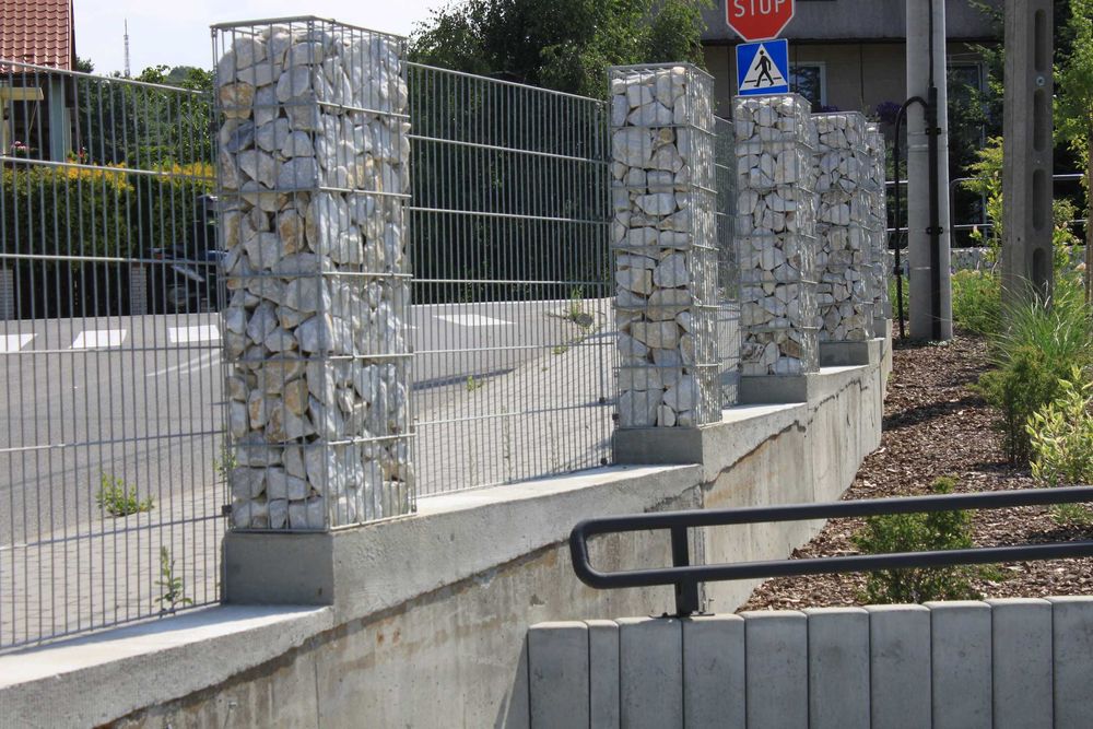 Ogrodzenie gabionowe kosze gabion 163cm x 250cm x 24cm PRODUCENT