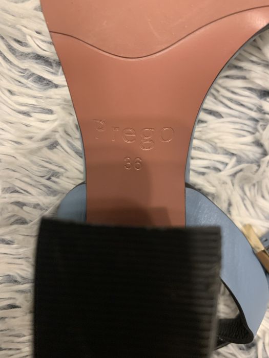 Жіночі шкіряні туфлі сандалі Prego - 36