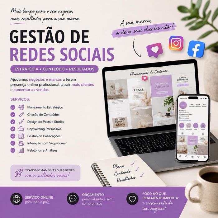 Gestão de Redes Sociais para Negócios e Marcas