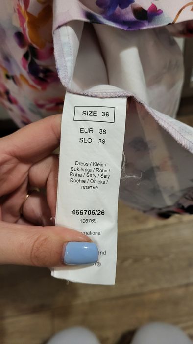 Kwiatowa sukienka Orsay 36 S letnia wesele komunia do pracy