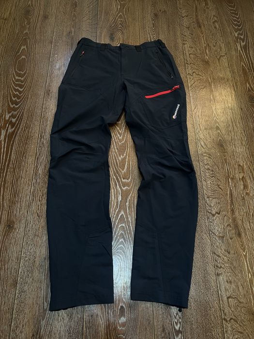 Чорні трекінгові карно штани Montane x Mammut outdoor