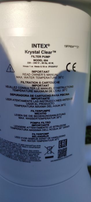 Sprzedam basen 3,66x0,76