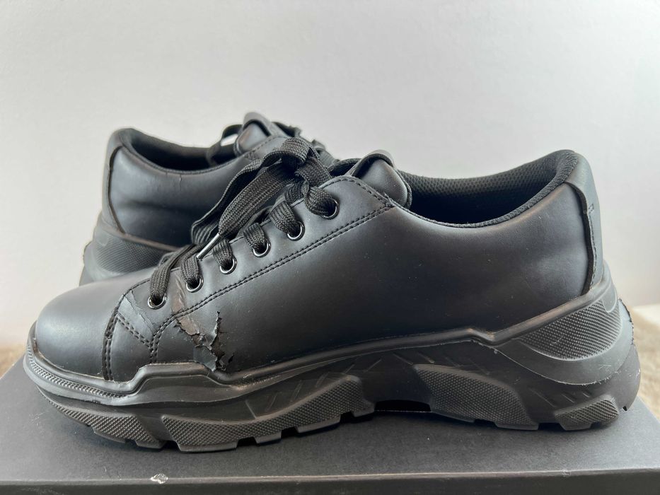 Buty męskie czarne sneakersy versace jeans couture linea speed 42