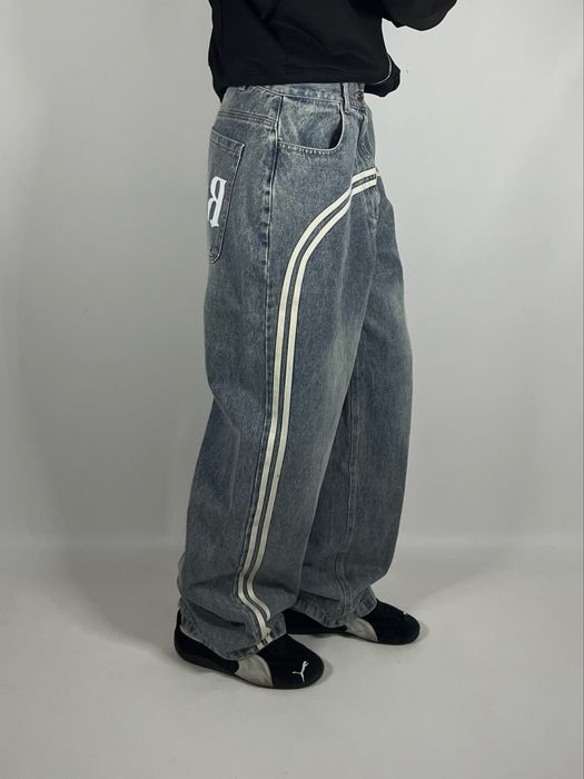 Широкі джинси з принтом baggy jeans opium sk8 2000s