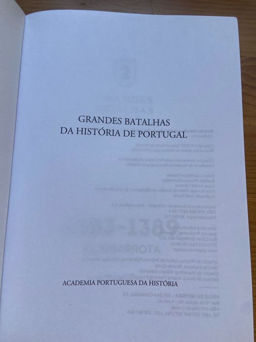 2 Volume da coleção Batalhas da História de Portugal - Aljubarrota