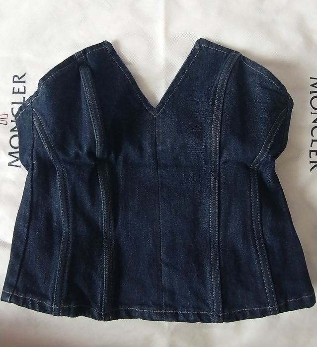Gorset jeansowy Zara