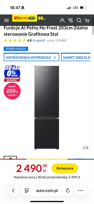 Nowa lodowka samsung