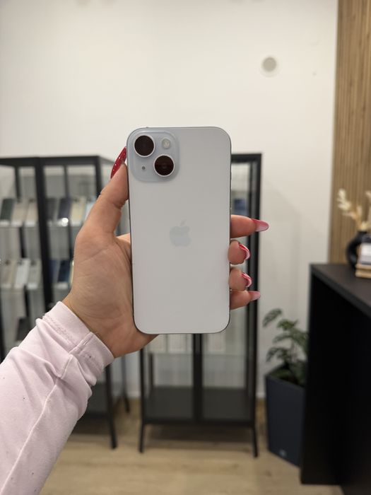 Telefon iPhone 15 128 GB Biały Apple Gwarancja ITrade
