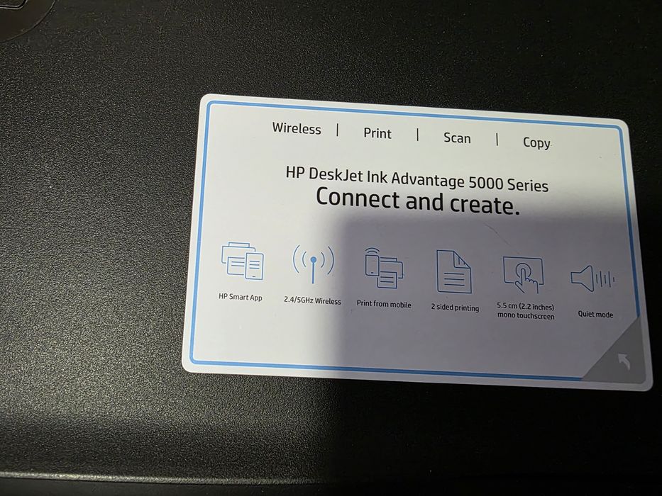 Urządzenie wielofunkcyjne HP 5075 skaner drukarka kopiarka  wifi