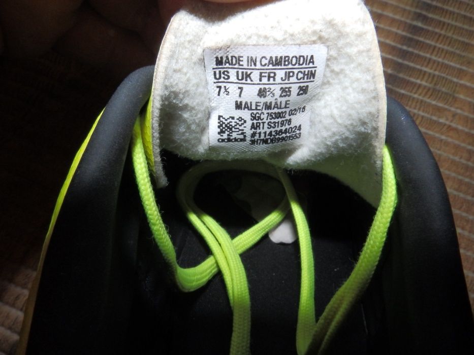 Сороконожки Adidas ACE TF - Lemon | S31976 Размер 40