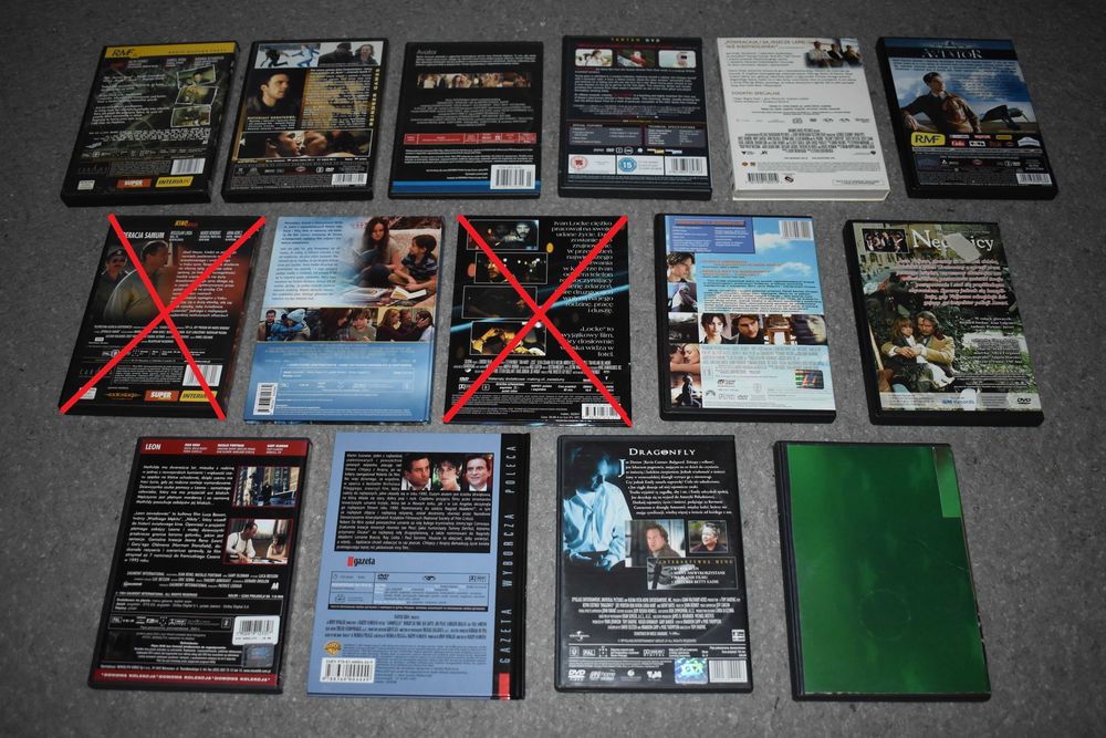 Zestaw mix filmów filmy DVD Blu-Ray VCD różne gatunki 30szt