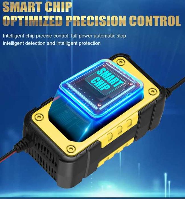 універсальний зарядний пристрій NEW FOXSUR 12V 7A  заряджає LiFePO4...