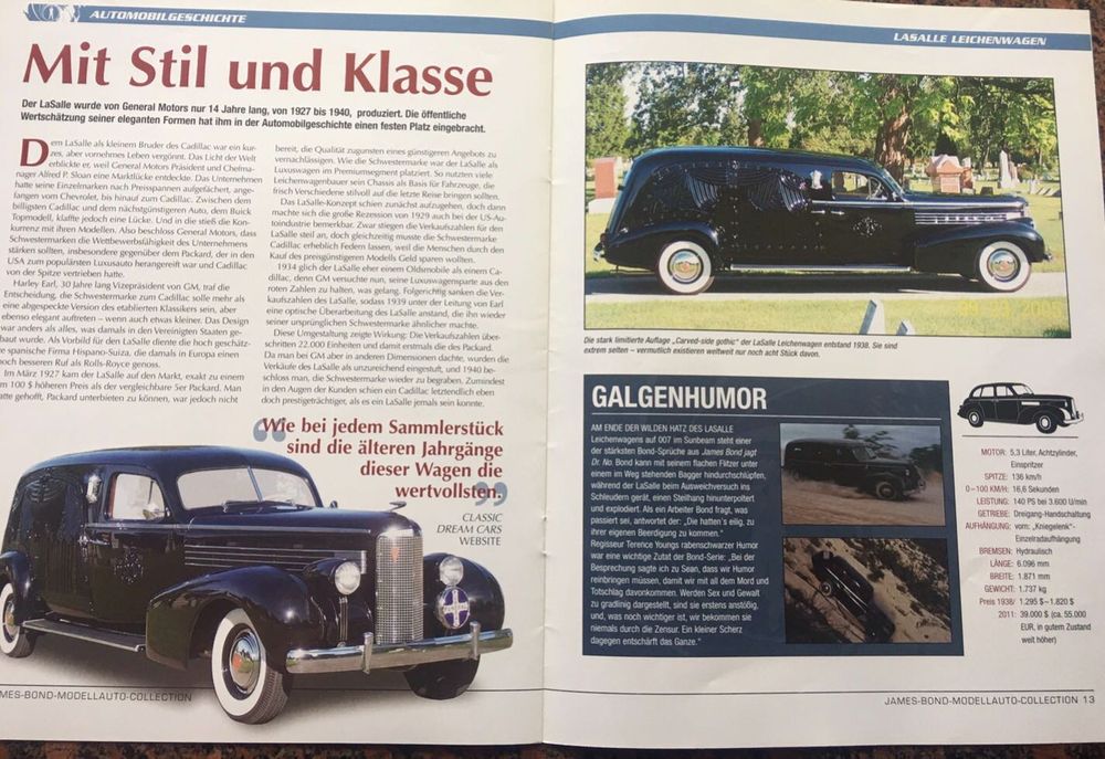 1939 La Salle  Hearse катафалк 1:43